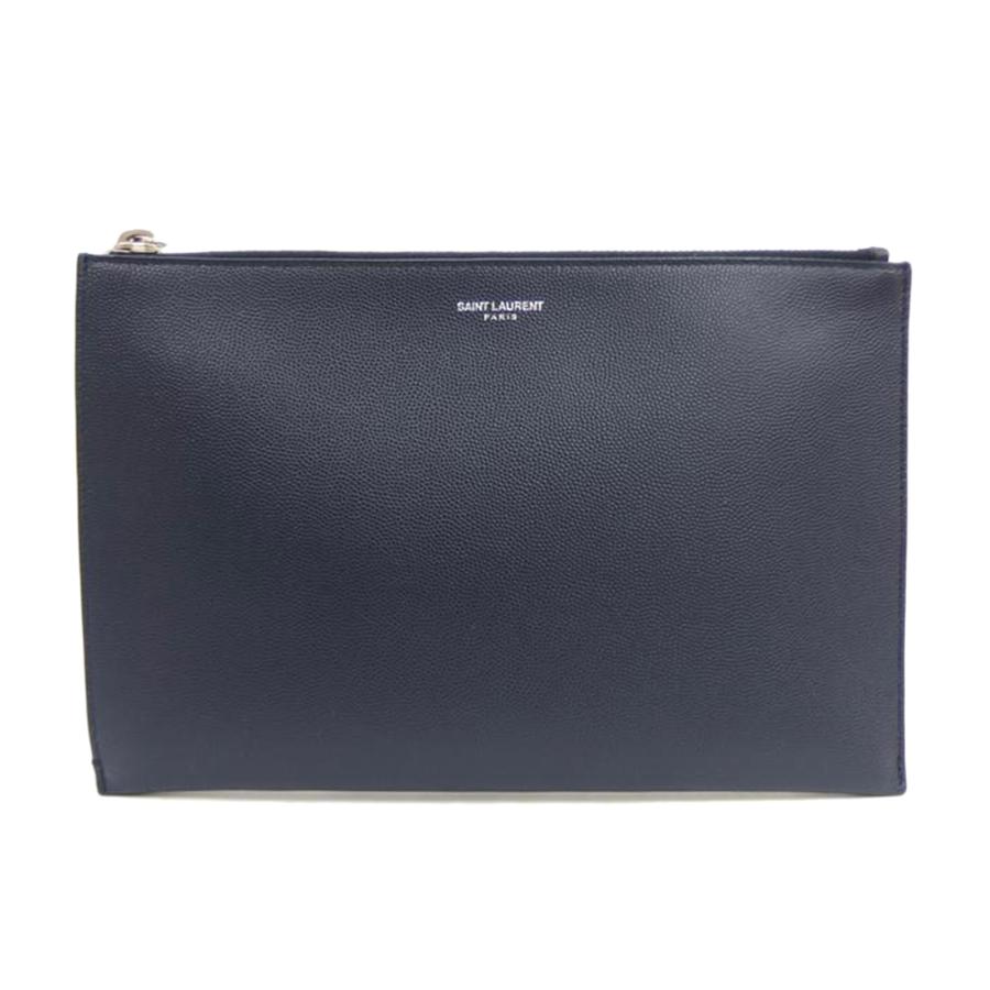 SAINTLAURENT サンローラン/クラッチレザー/ネイビー/375950/ブランド