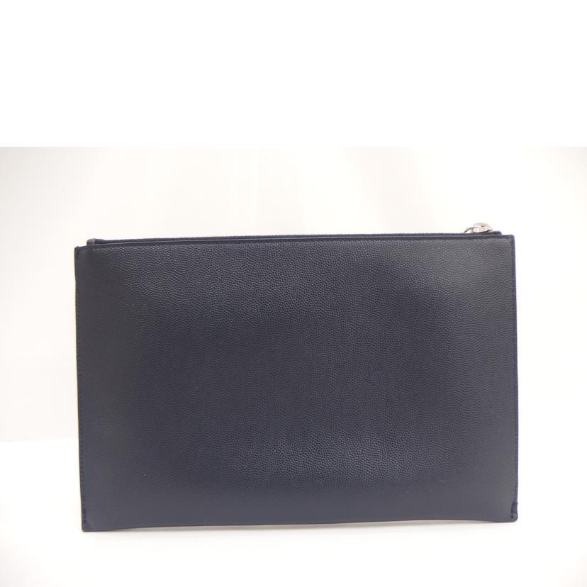 SAINTLAURENT サンローラン/クラッチレザー/ネイビー/375950/ブランド