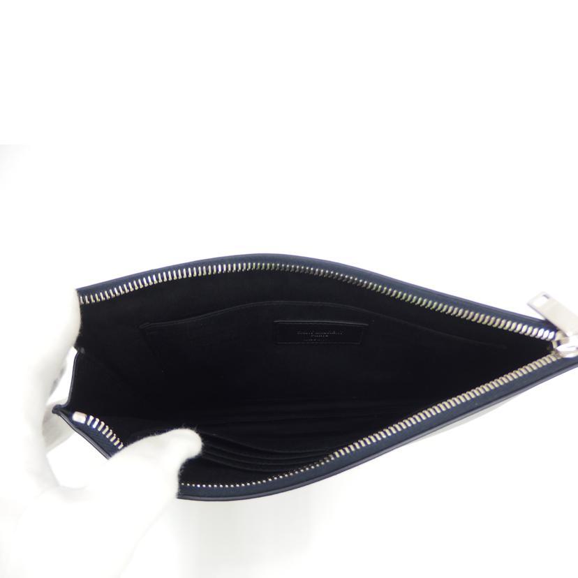 SAINTLAURENT サンローラン/クラッチレザー/ネイビー/375950/ブランド