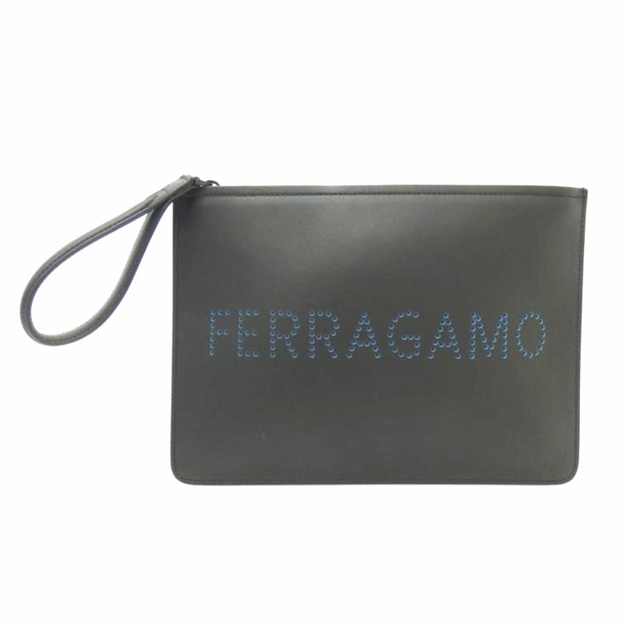 Salvatore Ferragamo サルヴァトーレ フェラガモ/レザークラッチバッグ