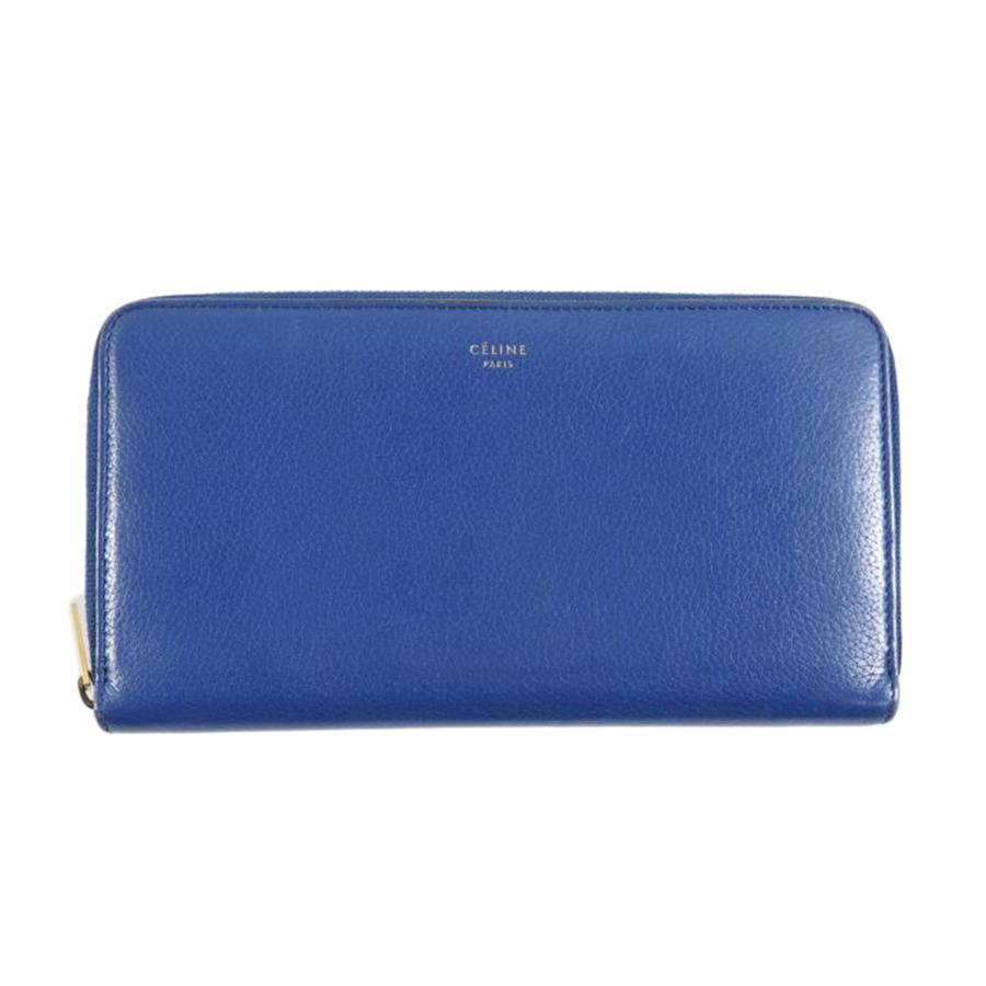 CELINE 長財布 ライトブルー イタリア製 CELINE 長財布 ライトブルー イタリア製 レディース