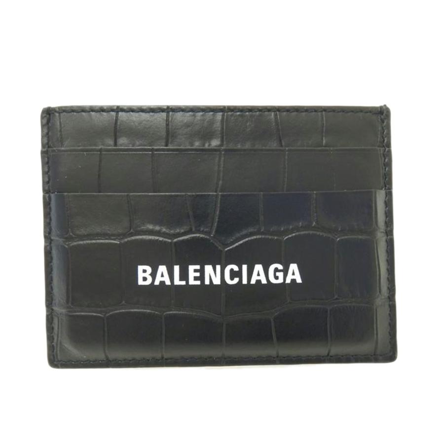BALENCIAGA バレンシアガ/レザー型押しカードケース/ブランドバック/A 
