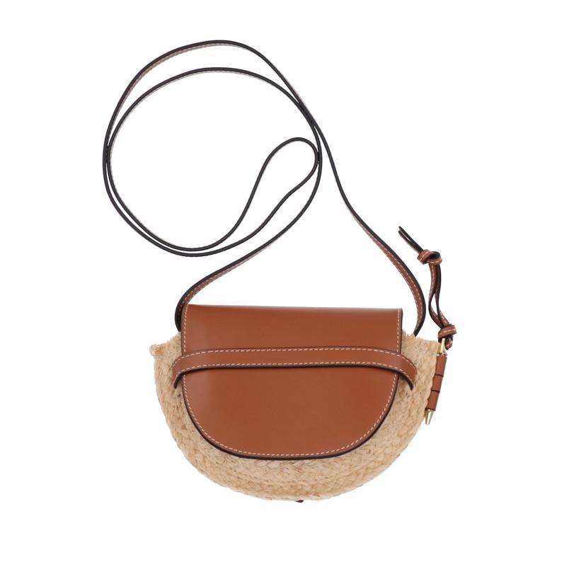 LOEWE ロエベ/ミニゲートバッグ/ストロー/061***/ブランドバック/A  