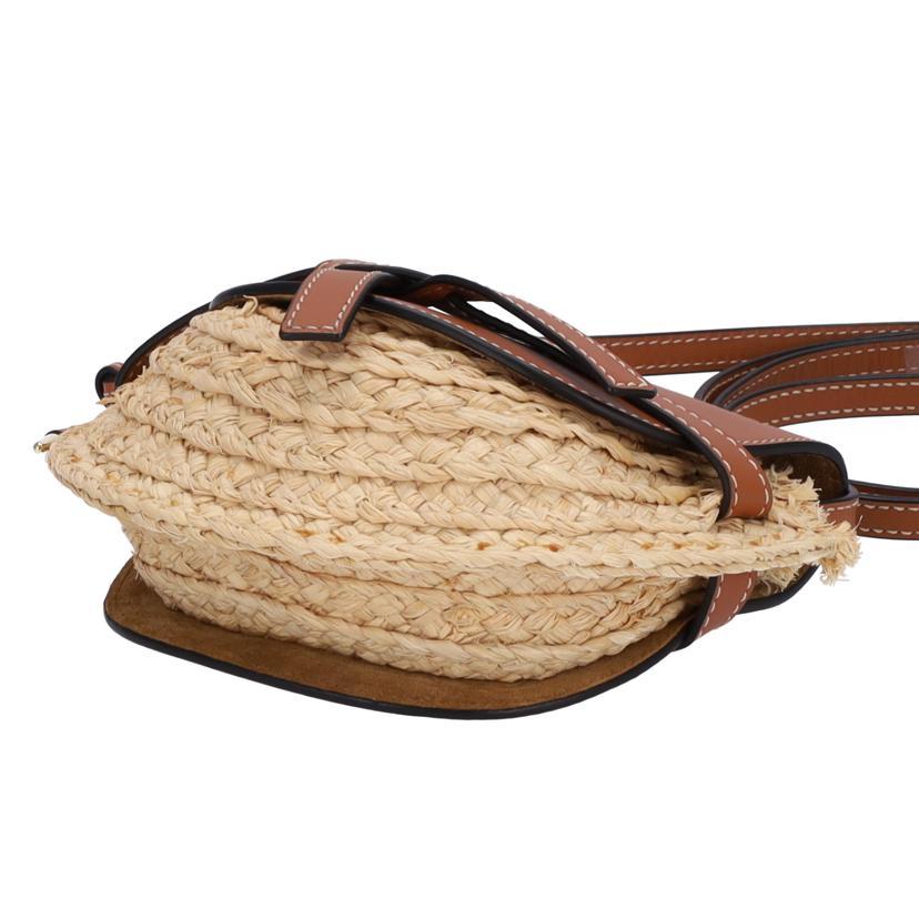 LOEWE（ロエベ） ロエベ/ミニゲートバッグ/ストロー/061***/ブランド