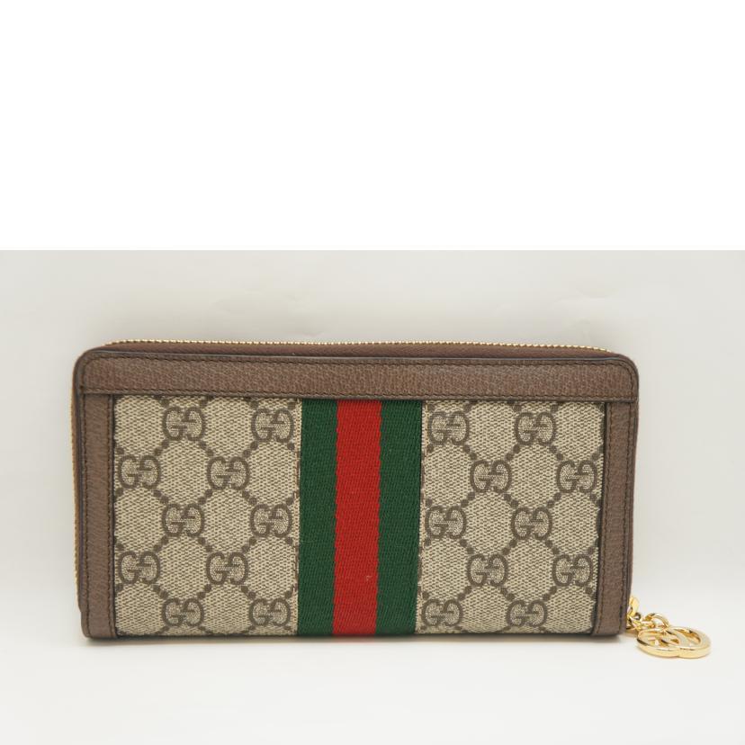 GUCCI グッチ/オフィディア GGキャンバス ラウンドジップ/523154/218*/Aランク/93【中古】 GUCCI（グッチ） グッチ/オフディアラウンドZIP/523154/218*/グッチ/SA