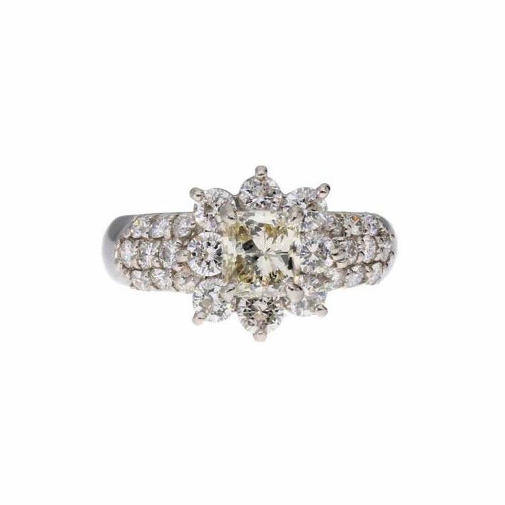 PT900ダイヤリング1.003/1.37ct/#12/リング/Aランク/59【中古