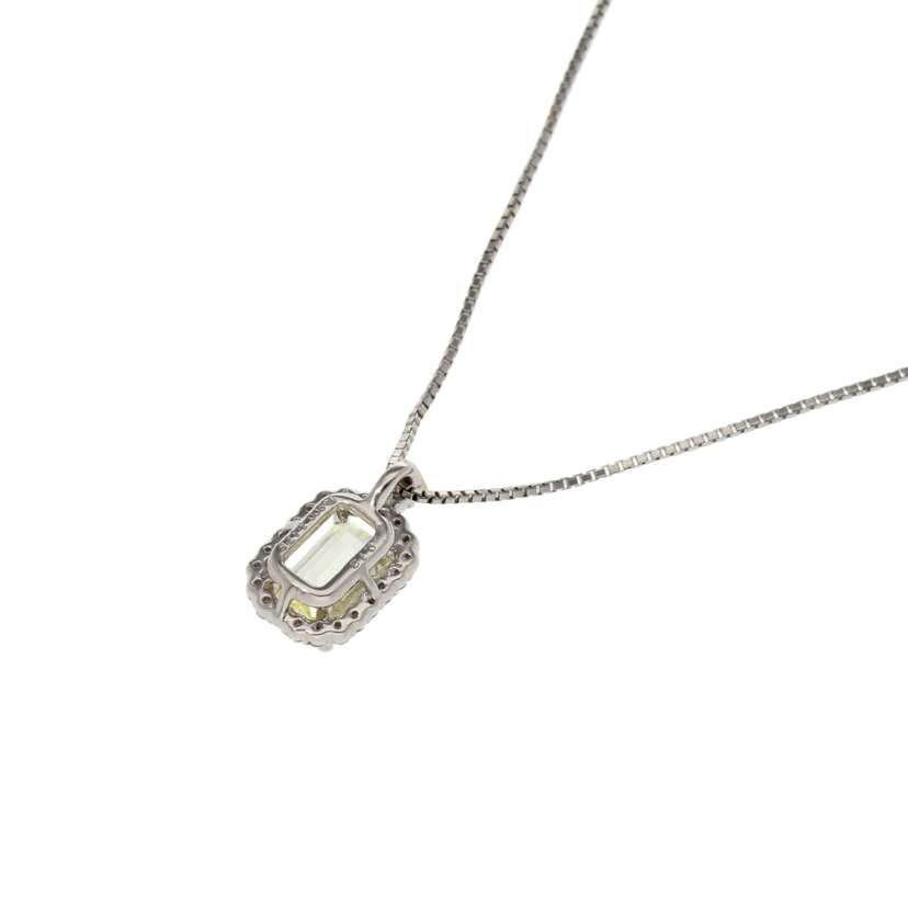 鑑定会】PT900/850ダイヤネックレス1.173/0.12ct/ネックレス/Aランク  