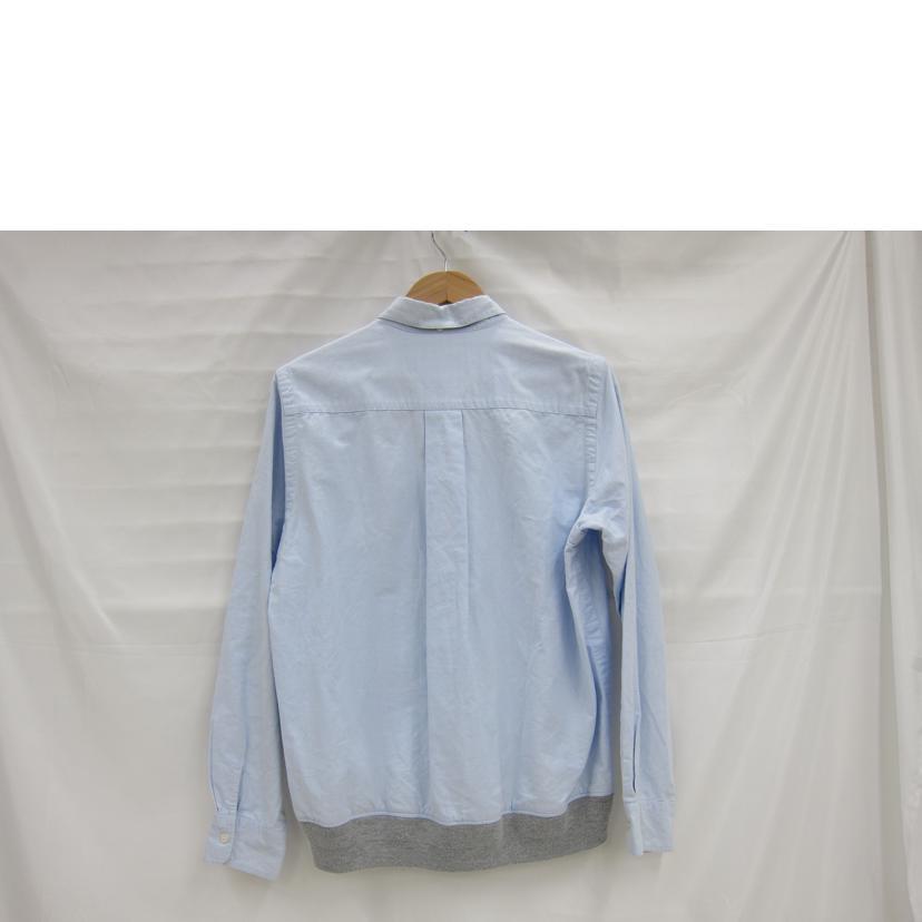 sacai SACAI サカイ/メンズ裾リブプレーン シャツ/18-01773M/3