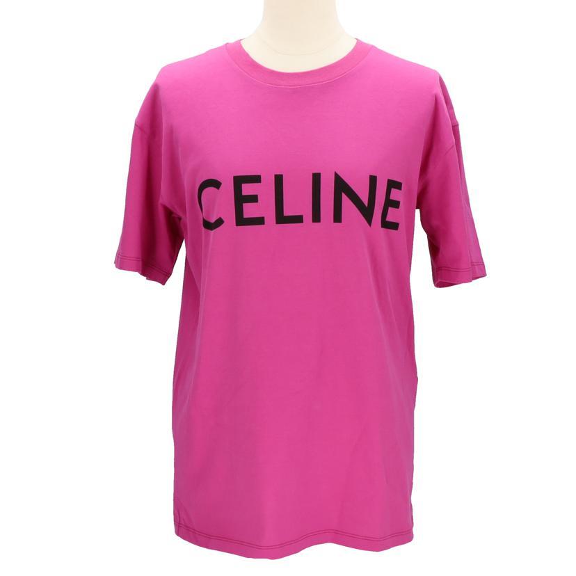 CELINE セリーヌ/Tシャツ・ピンク/XS/Aランク/85【中古 CELINE セリーヌ/Tシャツ・ピンク/XS/Aランク/85【中古