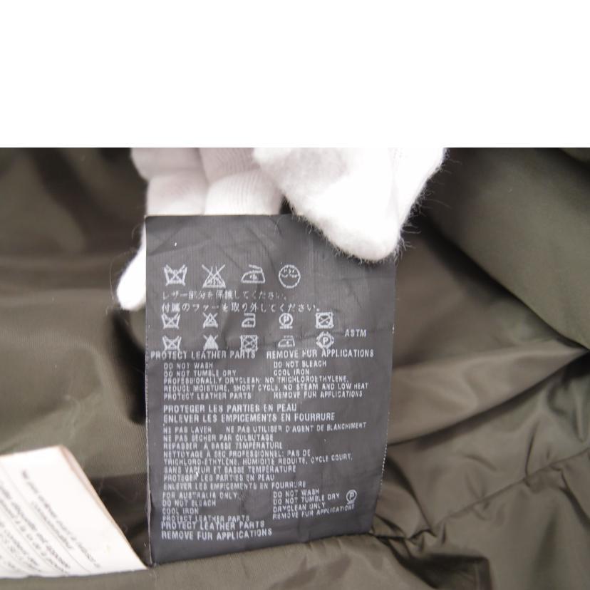 PRADA（プラダ） レディース /ミンクファー付ナイロンコート/カーキ/40