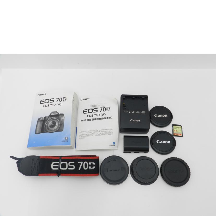 DH1358】ジャンク Canon EOS 70D ダブルズームキット カメラ セット