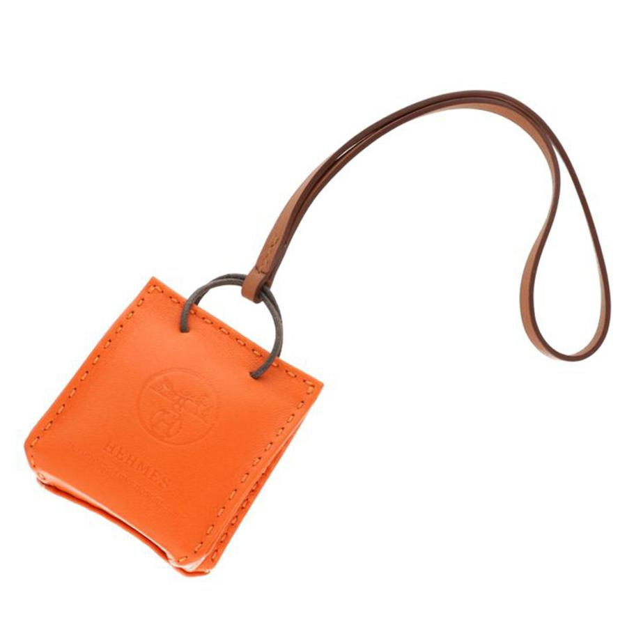 エルメス サックオランジュ レザーチャーム ストラップ ロゴ ショッパーチャーム ERMANNO SCERVINO（エルマンノ シェルヴィーノ） HERMES エルメス