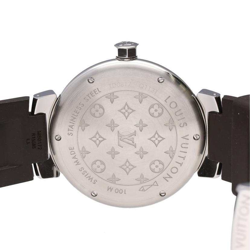 LOUIS VUITTON タンブール Q1131 自動巻き腕時計 Louis Vuitton Automatic Herrenuhr Mit Datum Tambour Gmt