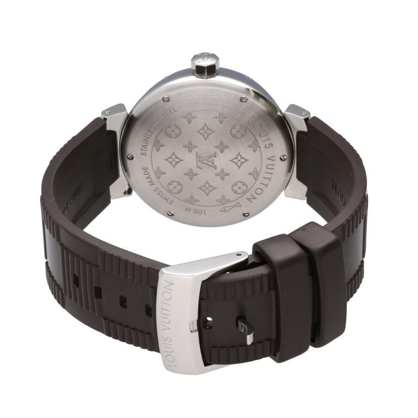 LOUIS VUITTON タンブール Q1131 自動巻き腕時計 Louis Vuitton Automatic Herrenuhr Mit Datum Tambour Gmt