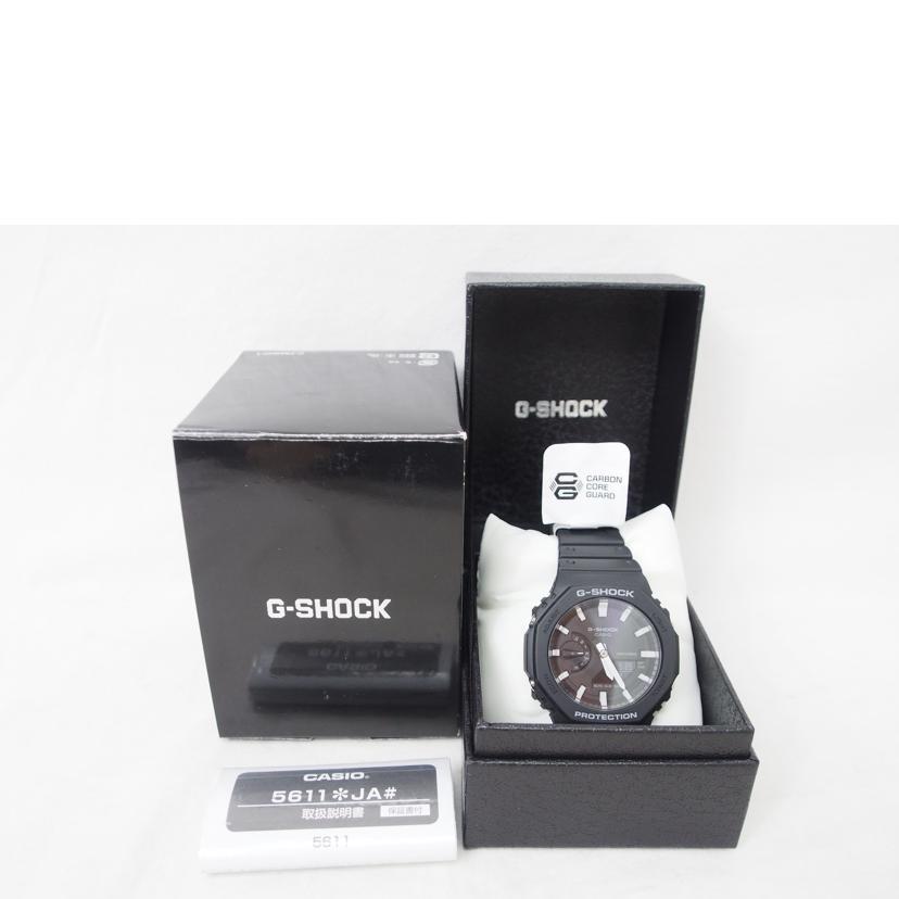 CASIO G-SHOCK GA-2100 カーボンコアガード中古品 G-SHOCK 腕時計 2100シリーズ / カーボンコアガード GA-2100RW-1AJF