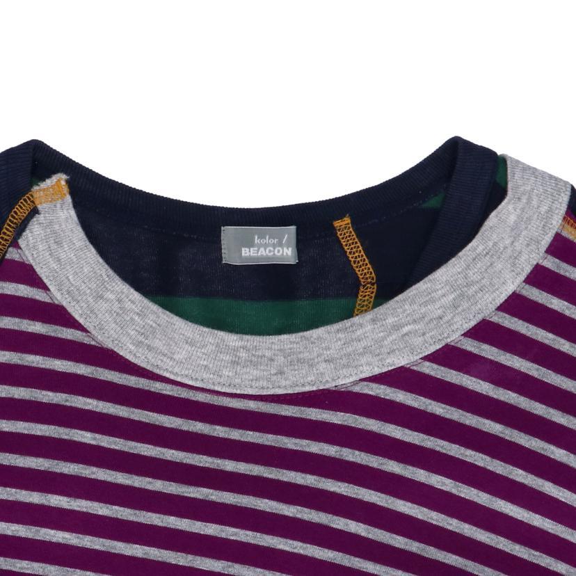 Kolor カラー/Kolor パッチワークカットソー/21SBM-T07236/1/Aランク 