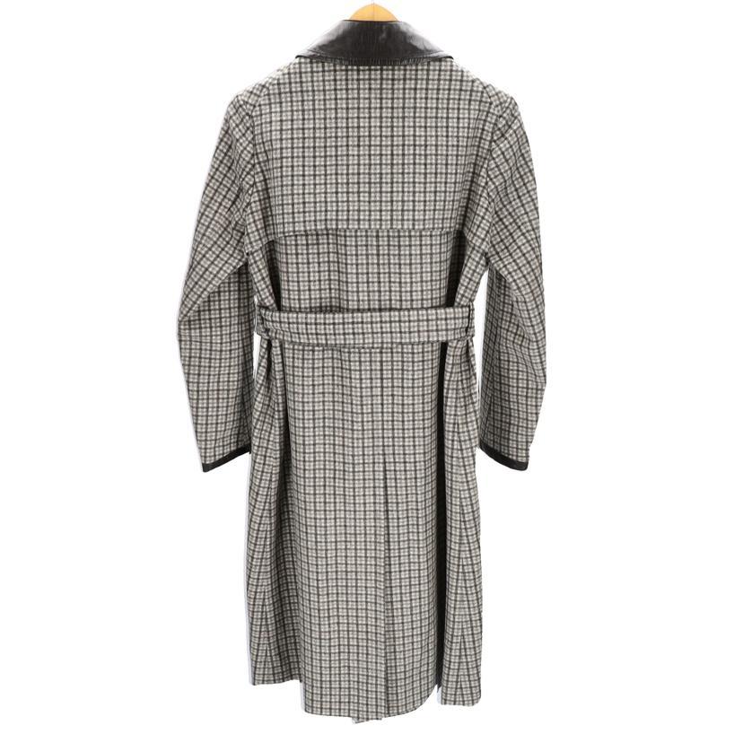 DRAWER ドゥロワー/DRAWER レディースチェック柄ウールコート/38  