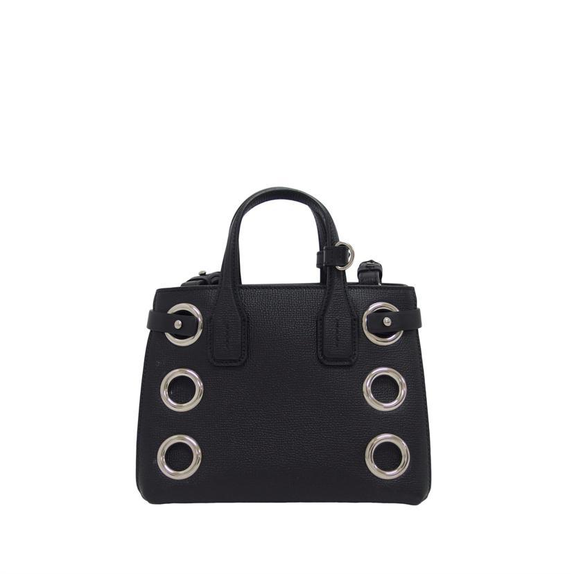 BURBERRY ショルダーバッグ 黒 レザー BURBERRY 中古 バーバリー ショルダー レディース ブランド ショルダー