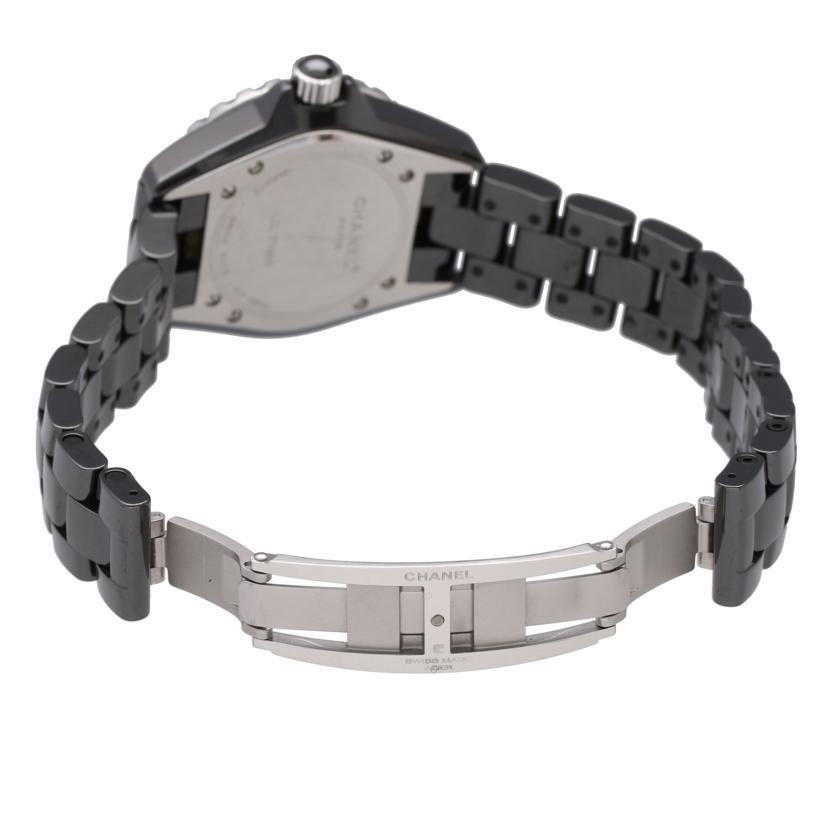 （CHANEL）のブラックセラミック「J12」（H0682モデル） CHANEL（シャネル） シャネル/J12 ブラックセラミック デイト/クォーツ