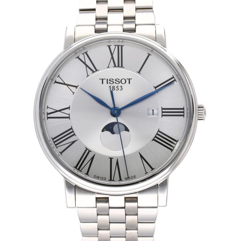 美品　TISSOT ムーンフェイズ　T122423A 美品 TISSOT ムーンフェイズ T122423A - メルカリ