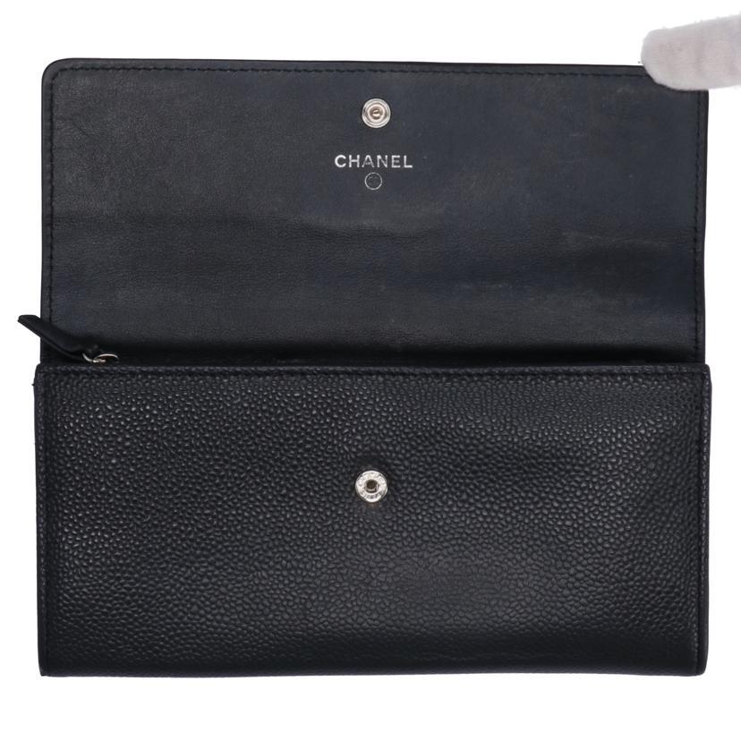CHANEL（シャネル） シャネル/ココマーク二ツ折リ長財布/キャビア