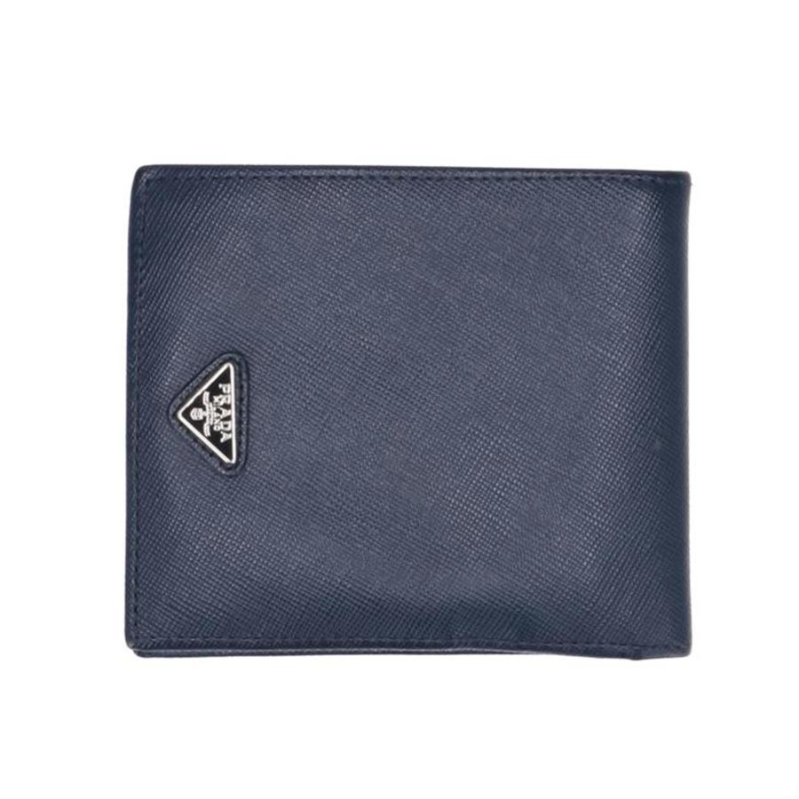 PRADA プラダ 財布 小物 札入れ レザー メンズ ネイビー PRADA プラダ 財布 小物 札入れ レザー メンズ ネイビー