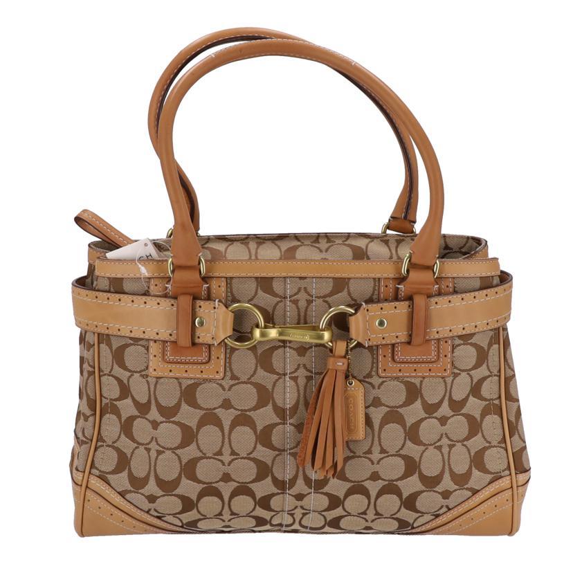 希少✨️ COACH ラージキャリーオール ハンプトンズ シグネチャー トート COACH（コーチ） コーチ/シグネチャーハンプトンズラージキャリオール