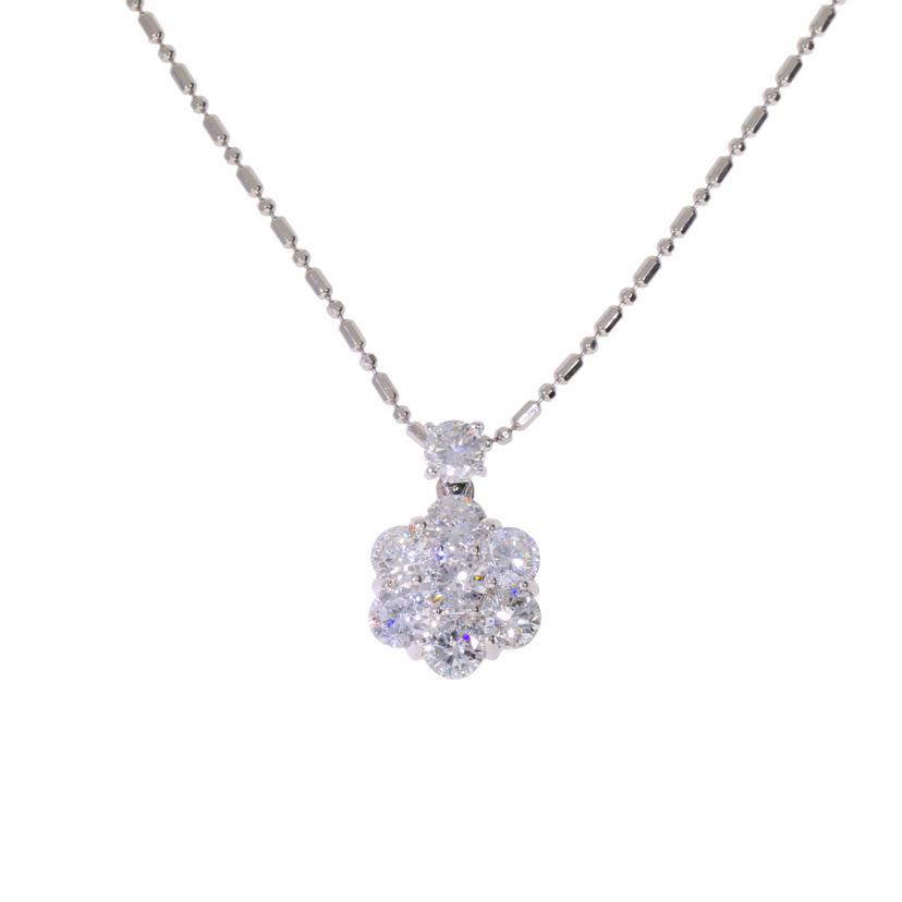 鑑定会】PT900/850ダイヤネックレス2.06ct/ネックレス/Aランク/59  