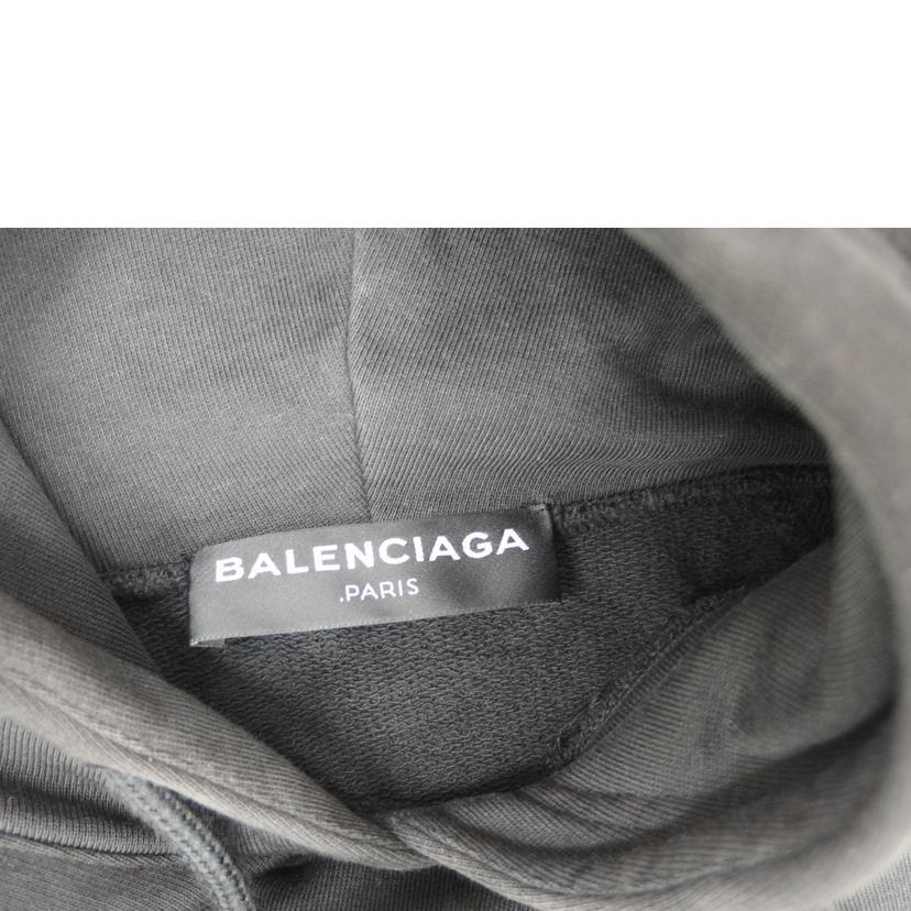 BALENCIAGA  バレンシアガ/パーカー (ロゴ刺 入)/UP57 2016 01217/M/レディースインナー/Bランク/82【中古】 BALENCIAGA バレンシアガ/パーカー （ロゴ刺 入）/UP57 2016 01217/M