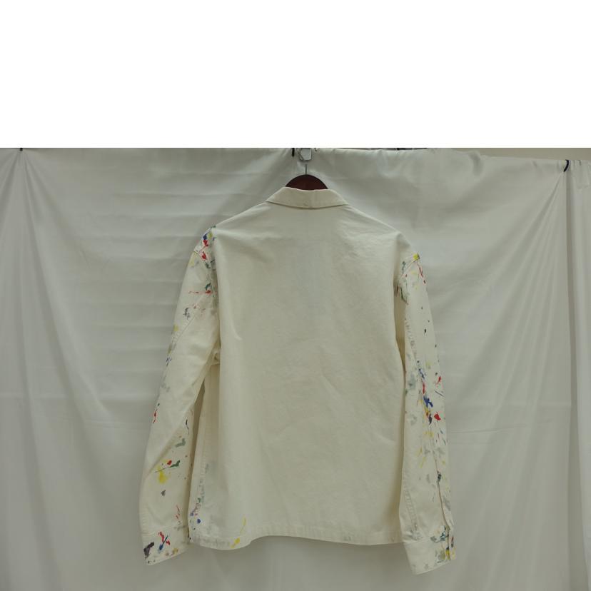 DIOR/ディオール/ペイント加工 ロゴ刺 ジャケット/＃52/243M646AT461_C020/2021SS/ABランク/75【中古】 DIOR ディオール/ペイント加工 ロゴ刺 ジャケット/243M646AT461_C020