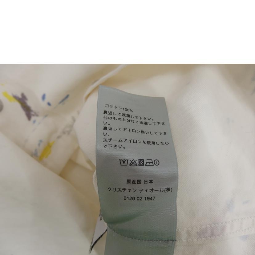 DIOR/ディオール/ペイント加工 ロゴ刺 ジャケット/＃52/243M646AT461_C020/2021SS/ABランク/75【中古】 DIOR ディオール/ペイント加工 ロゴ刺 ジャケット/243M646AT461_C020