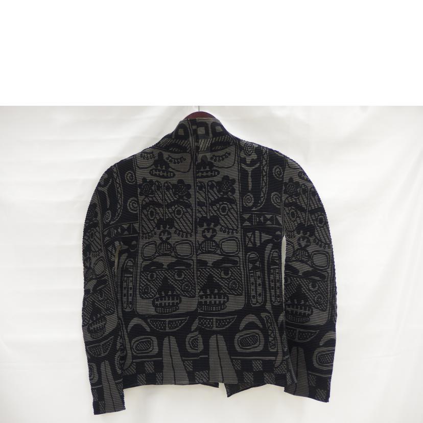 me ISSEY MIYAKE ミー イッセイ ミヤケ/トーテムポールモチーフカーディガン/MI43FO581/-/レディースインナー/ABランク/82【中古】 me ISSEY MIYAKE ミー イッセイ ミヤケ/トーテムポールモチーフ
