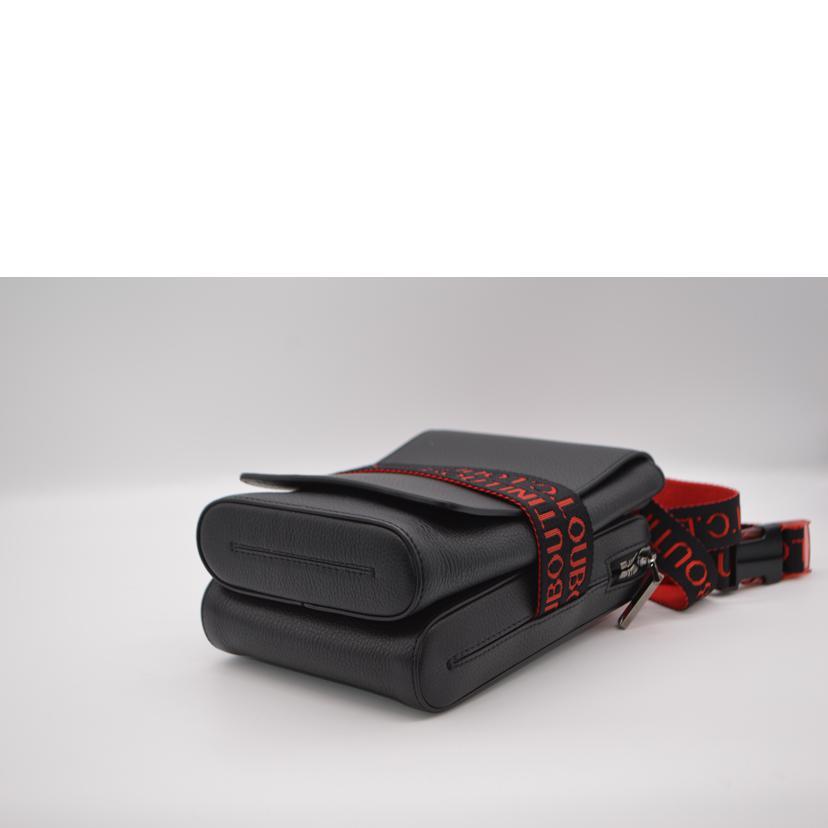 C.Louboutin クリスチャンルブタン/ロゴシャガードレザーショルダー  