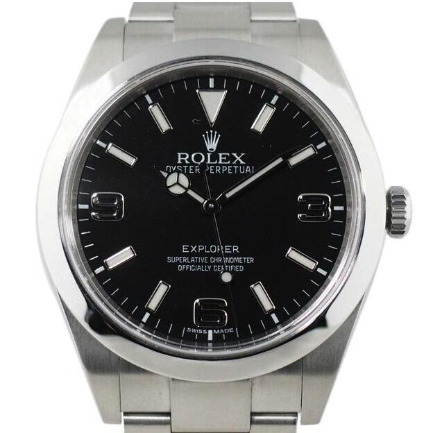 ROLEX ロレックス/エクスプローラー1・ブラックアウト/ランダム番/214270/9M9*****/ケース径39(リューズ含マズ)/ROLEX/SAランク/19【中古】 ROLEX（ロレックス） ロレックス/エクスプローラー1・ブラックアウト