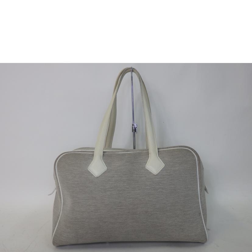 美品　エルメス　イオタ　ホワイト　35 HERMES（エルメス） エルメス/ヴィクトリア35/ホワイト系/シリア