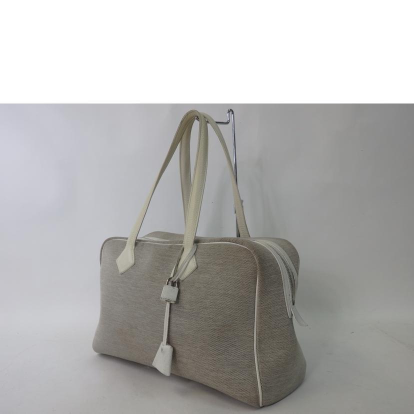HERMES（エルメス） エルメス/ヴィクトリア35/ホワイト系/シリア