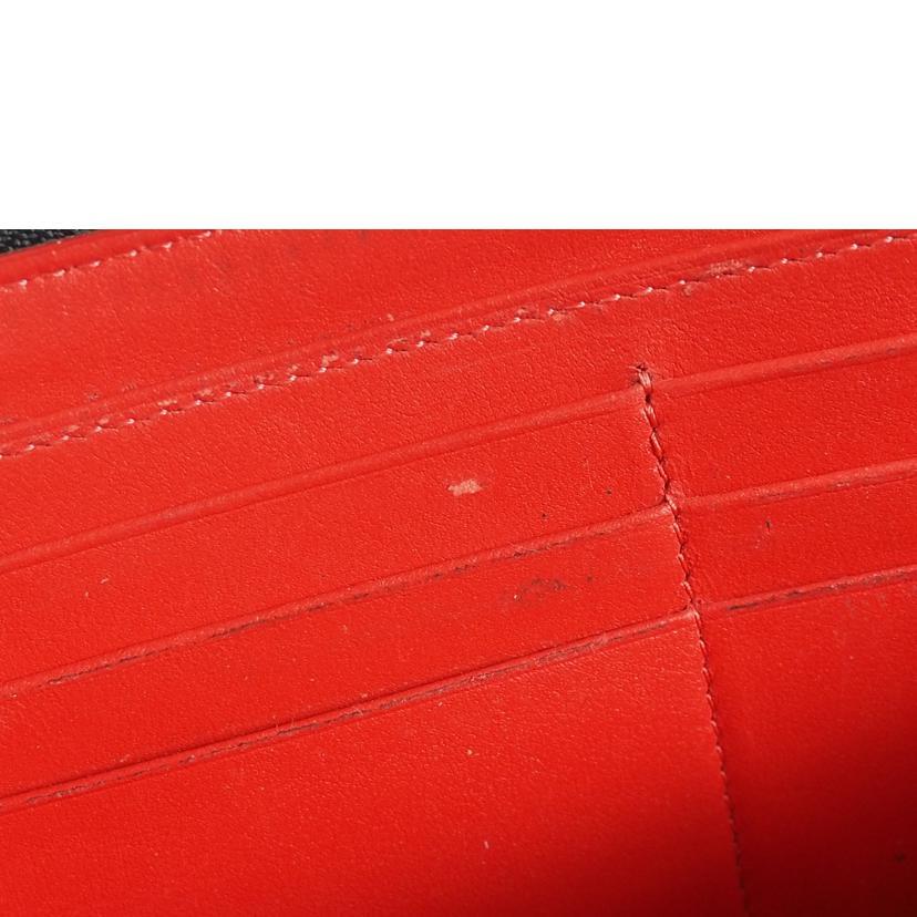 C.Louboutin クリスチャンルブタン/ラウンドZIP長財布 レザー/ブランド  