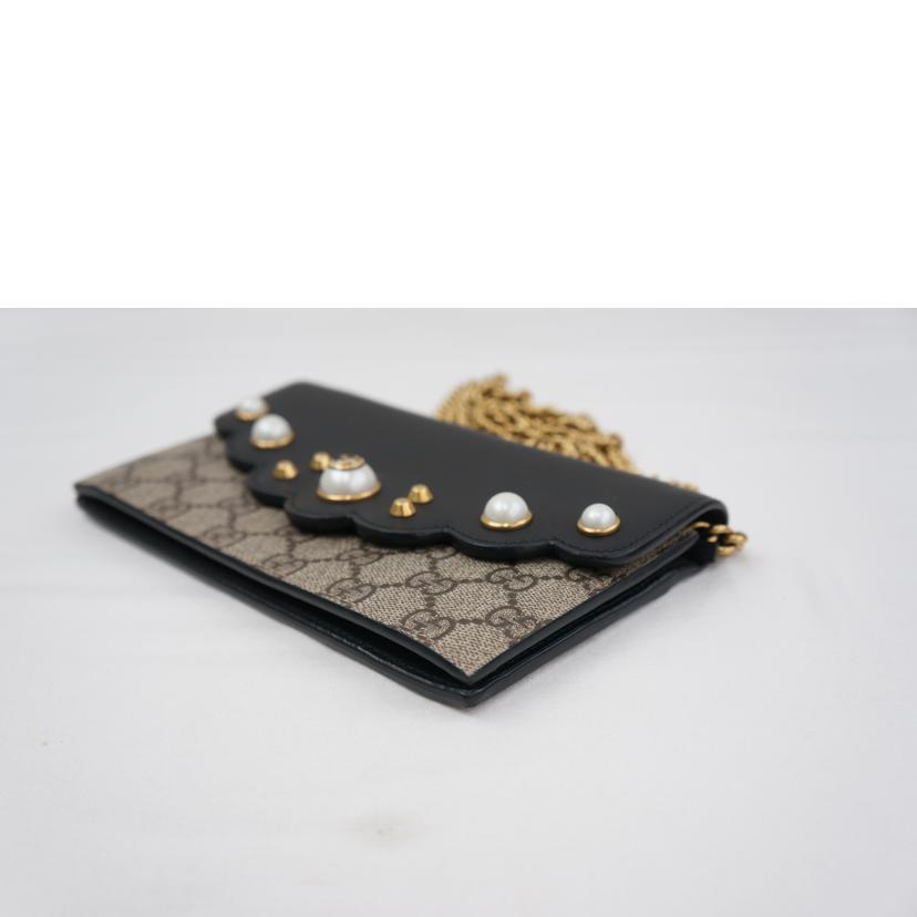 GUCCI（グッチ） グッチ/GGスプリーム チェーンウォレット /431478/095