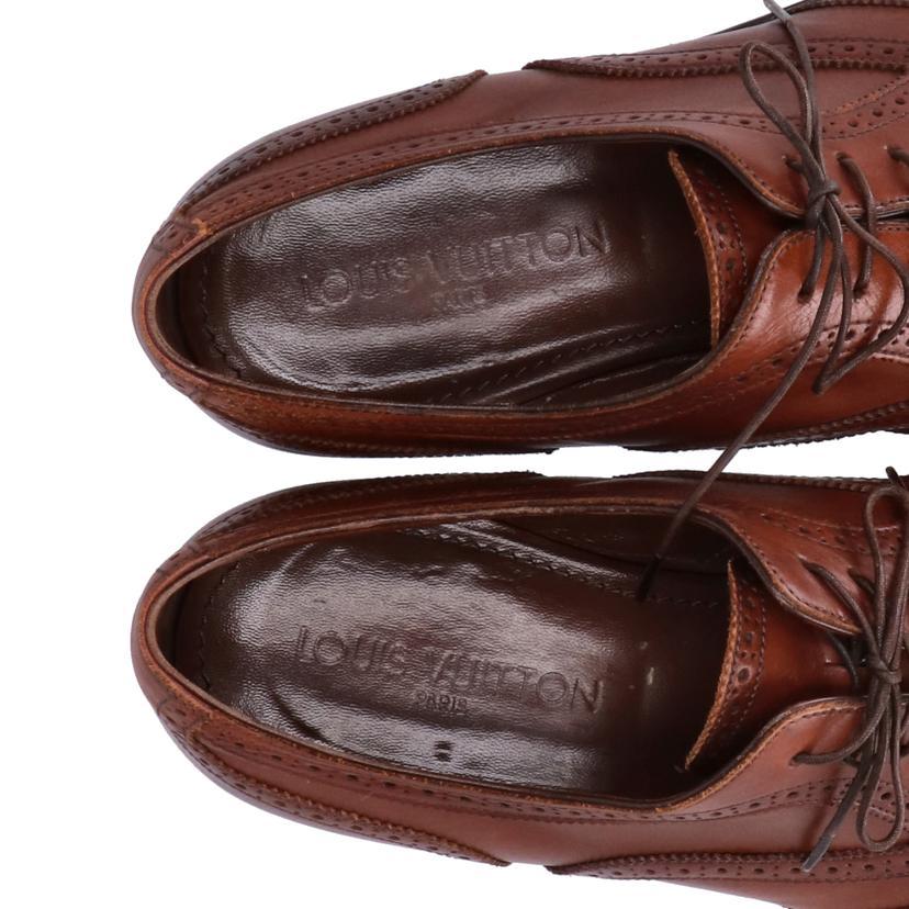 LOUIS VUITTON ルイ・ヴィトン/ウィングチップカーフレザーシューズ  