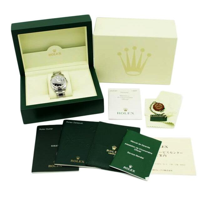 ROLEX ロレックス/デイトジャスト・ブラック/D番/116200/D92**********/ROLEX/SAランク/94【中古】 br>ROLEX ロレックス/デイトジャスト・ブラック/D番/116200/D92