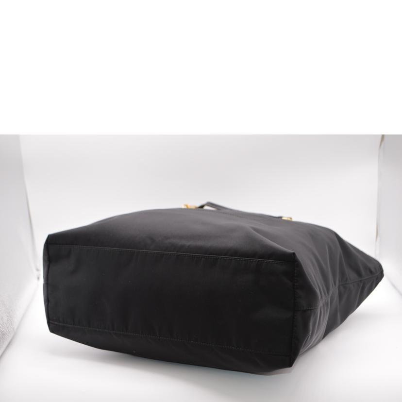 美品 プラダ BR4354 テスートナイロン+ナッパレザー トートバッグ