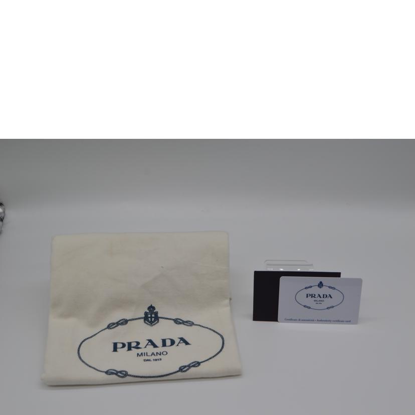 PRADA（プラダ） プラダ/テスートナイロンナッパレザートート/ネロ 