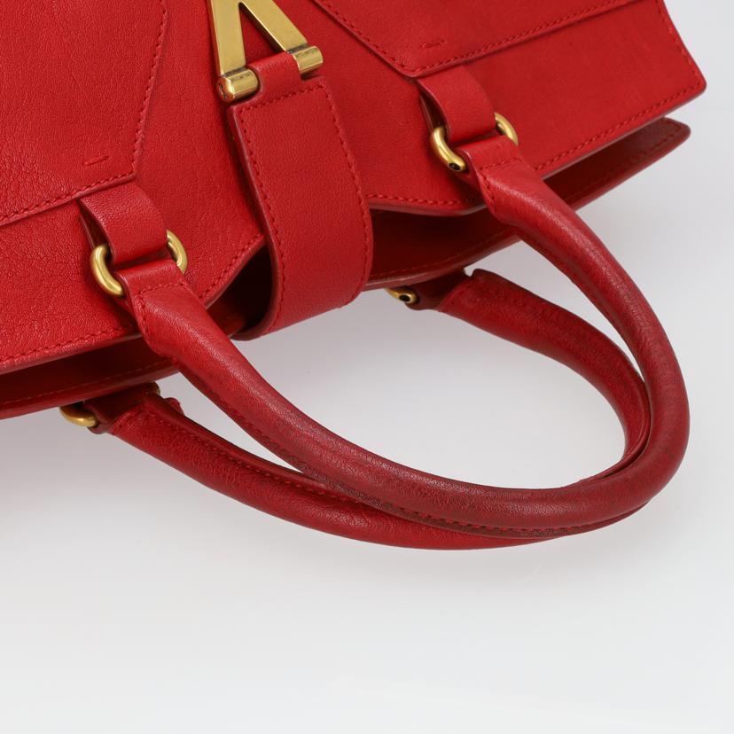YSL イブサンローラン/CABAS CHYC RED レザートート/213317/279***/B  