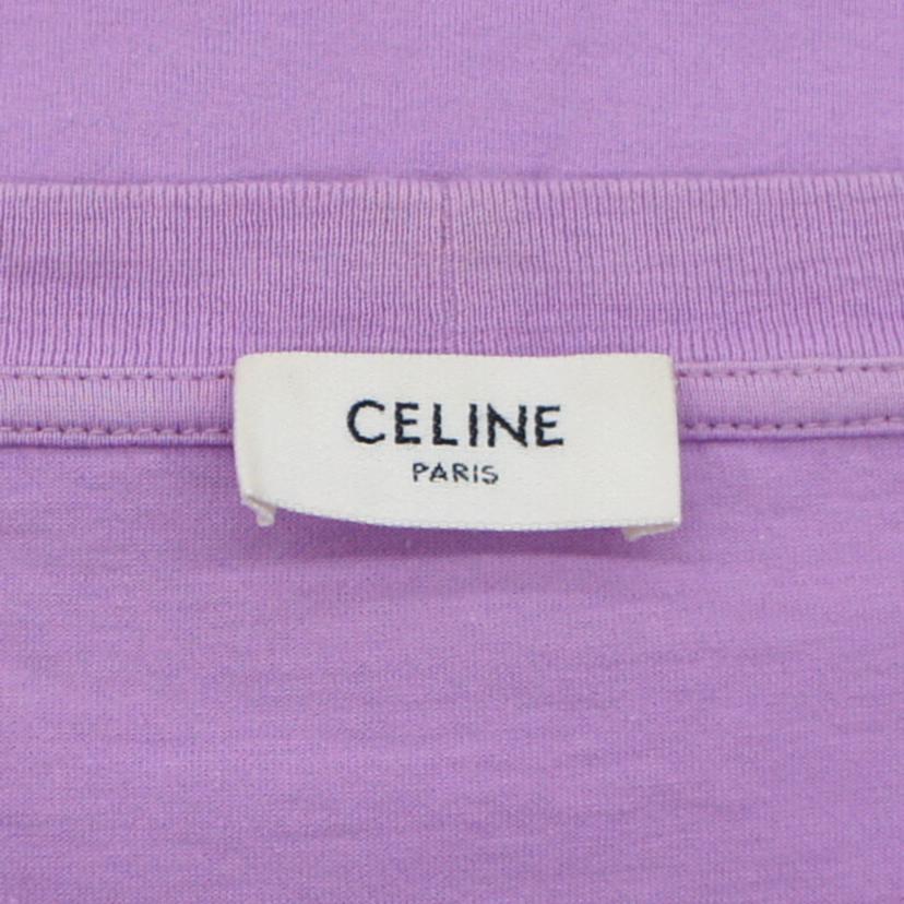 CELINE セリーヌ/クロップドコットンフリースTシャツ/L/レディースインナー/ABランク/09【中古】 CELINE（セリーヌ） セリーヌ/クロップドコットンフリースTシャツ/L