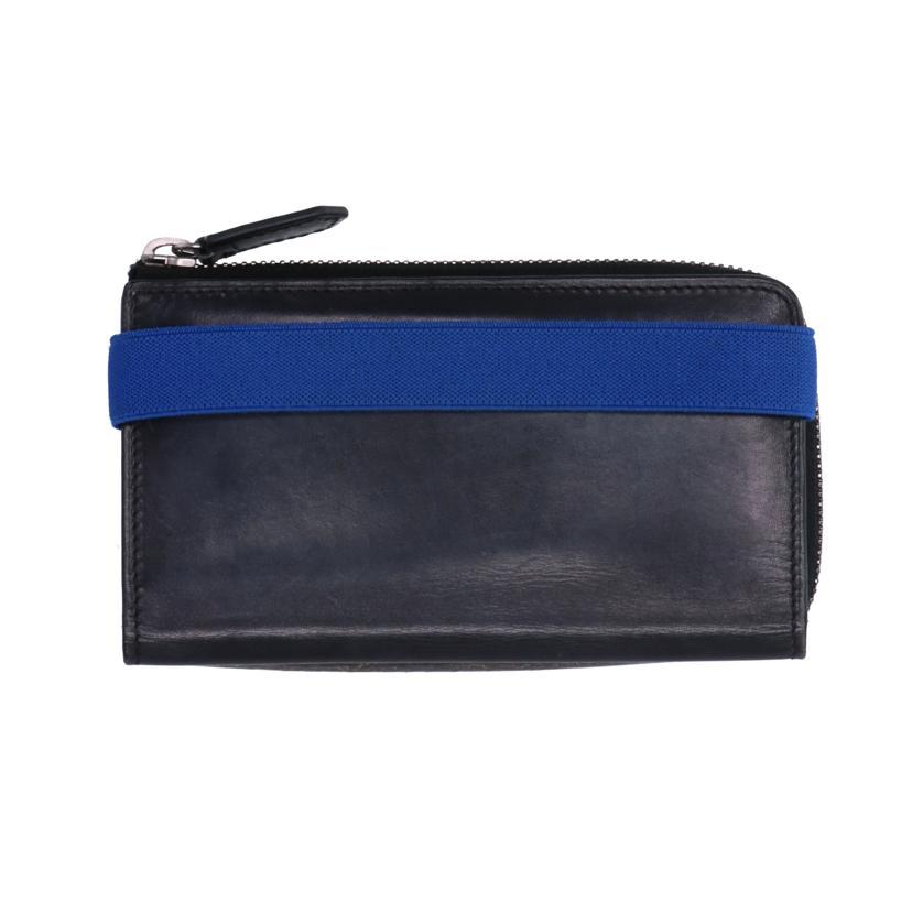 Berluti ベルルッティ/ L型ジップショートウォレット/ブルー/ブランド  