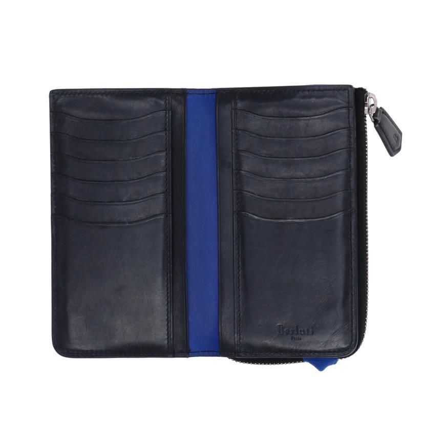 Berluti ベルルッティ/ L型ジップショートウォレット/ブルー/ブランド  