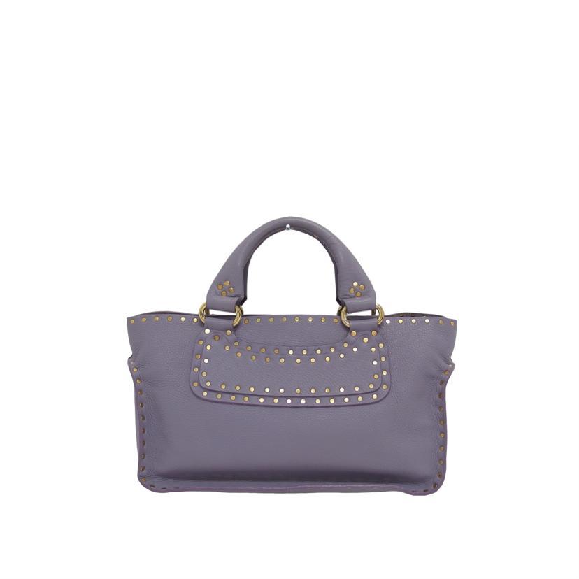 CELINE <br>CELINE セリーヌ レザーハンドバッグ スタッズ