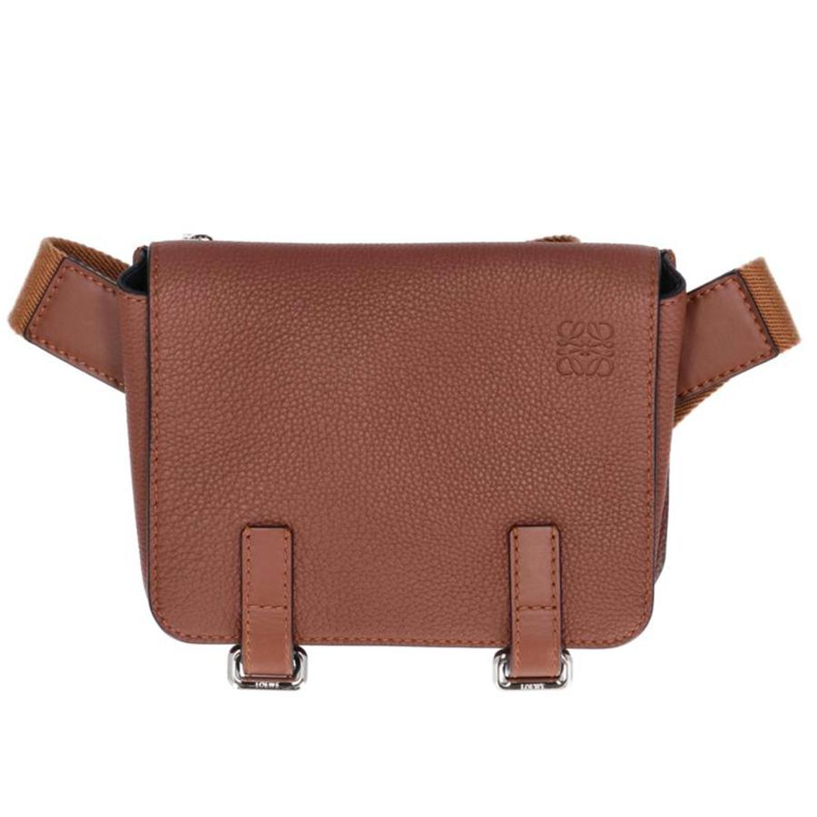 LOEWE  ロエベ/ミリタリーレザーメッセンジャーXS/ブラウン/ブランドバック/Aランク/75【中古】 br>LOEWE ロエベ/ミリタリーレザーメッセンジャーXS/ブラウン/Aランク