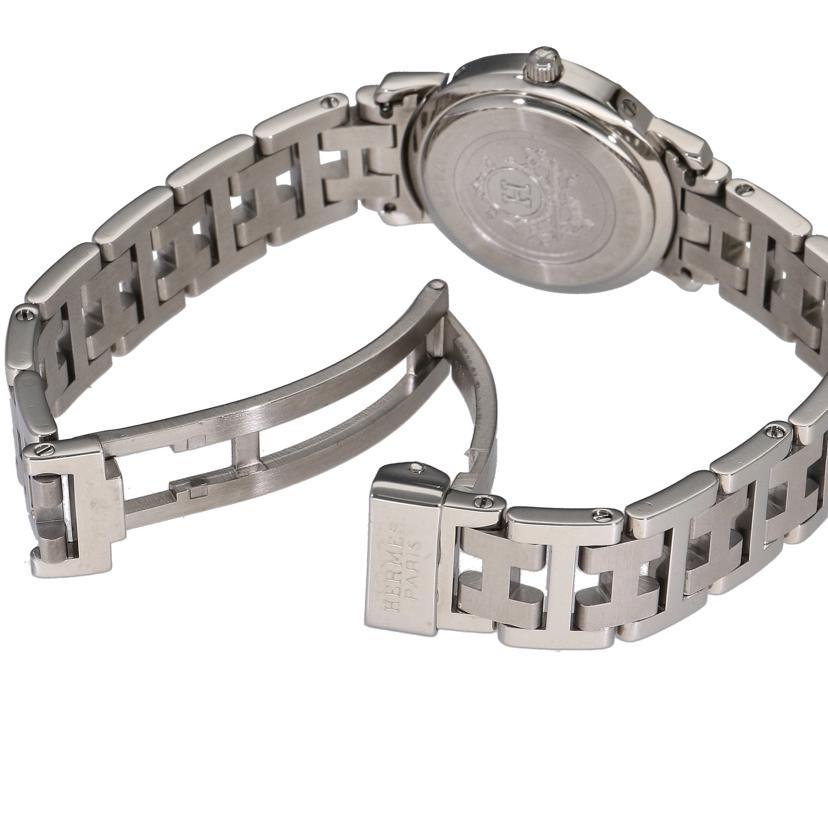 HERMES エルメス クリッパー グレー HERMES/エルメス】クリッパー グレー文字盤 レディース時計