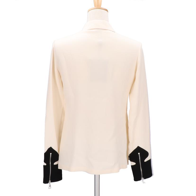LOUIS VUITTON ルイ・ヴィトン/ブラウス/オフホワイト×ブラック系/CA3****/Aランク/21【中古】 LOUIS VUITTON ルイ・ヴィトン/ブラウス/オフホワイト×ブラック系/CA3